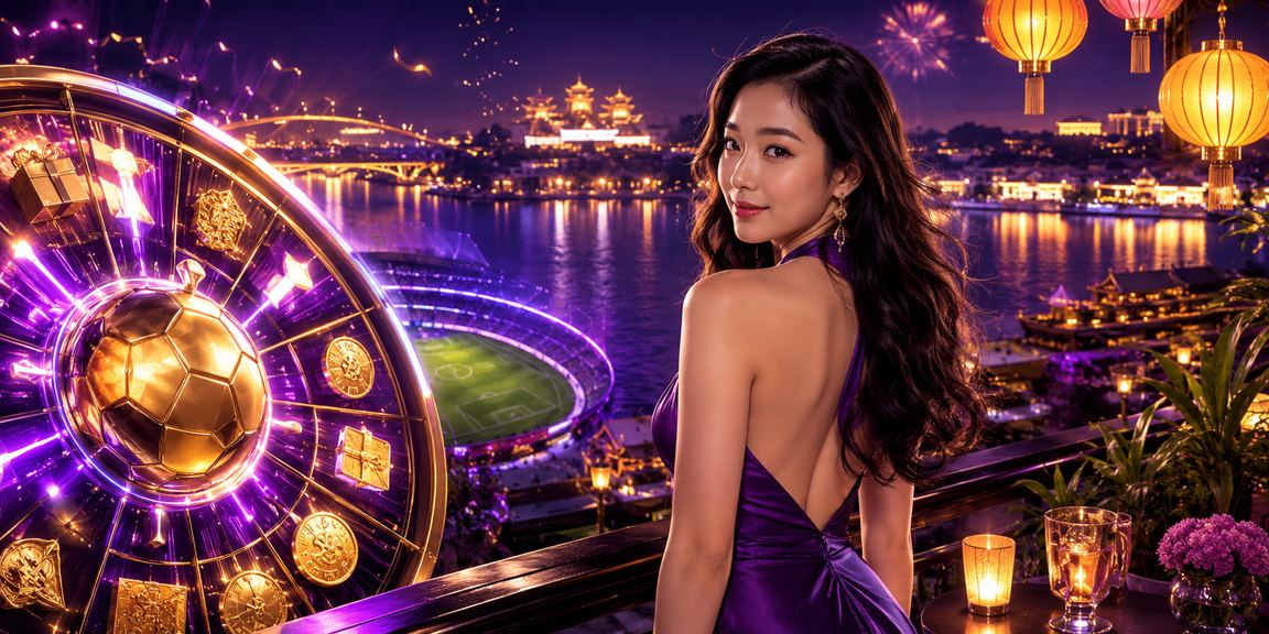 Bàn Roulette được chiếu sáng bởi đèn lồng Hội An