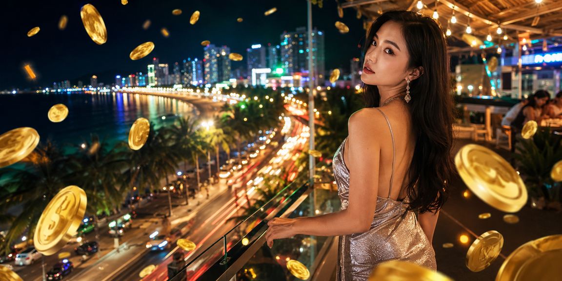 Người chơi tìm hiểu tỷ lệ kèo tại bãi biển Nha Trang trên điện thoại